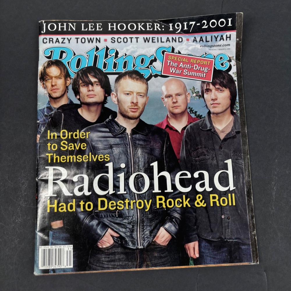Rolling Stone Magazine Aug 2 2001 Radiohead‎ Issue 874 Aaliyah